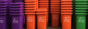 Stack of Colour Coded Bins