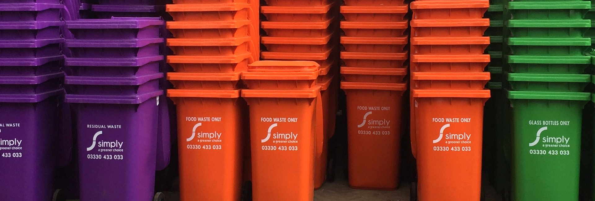 Our Colour Coded Bins