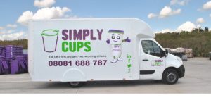 Simply Cups Paper Recycling Van