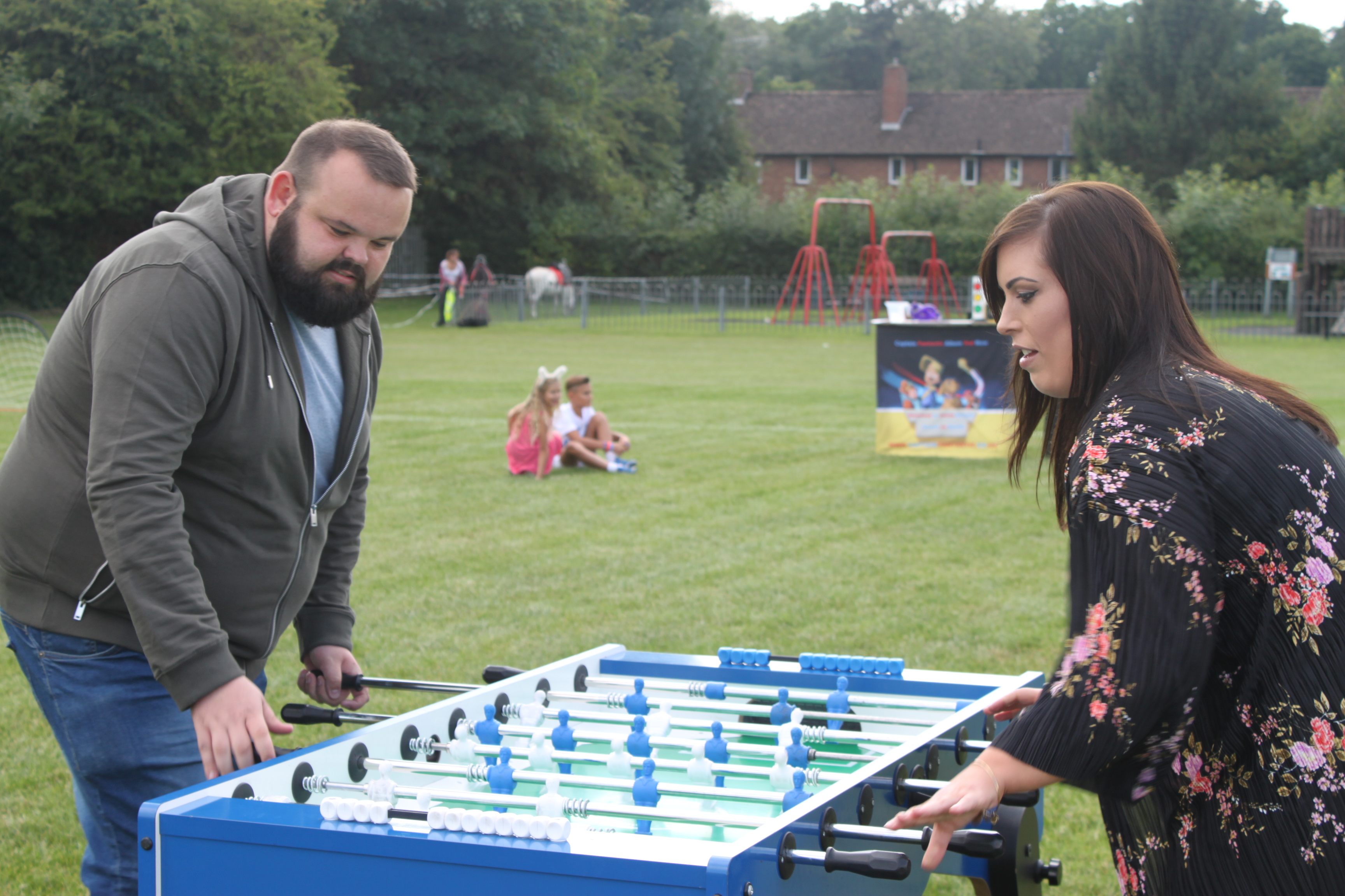 Simply Waste Solutions charity family fun day table football