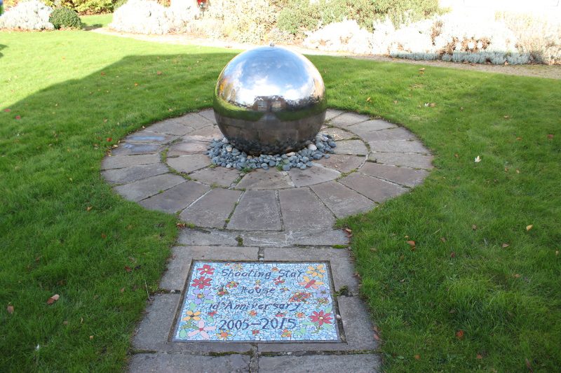 Shooting Star Children's Hospices Reflective Water Feature