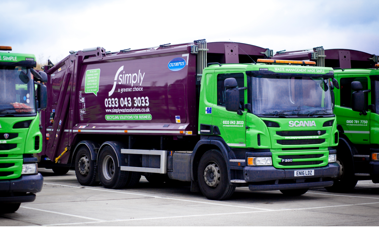 Simply Waste Solutions trucks