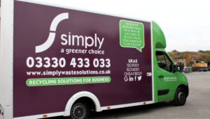 Simply Waste Solutions DMR caddy van