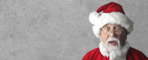Christmas Waste Shocked Santa Article Image