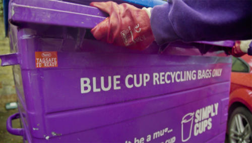 Simply Cups recycling container